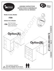 South Shore 7550-729-B Assembly Instructions Manual