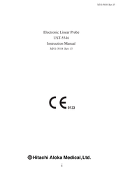 Hitachi Aloka Medical UST-5546 Instruction Manual
