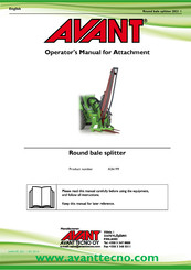 AVANT A444195 2021 1 Operator's Manual