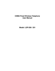 LG LSP-201 User Manual