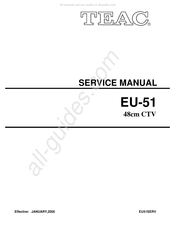 Teac EU-51 ST Service Manual