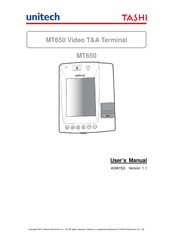 Unitech Tashi MT65MF1 User Manual
