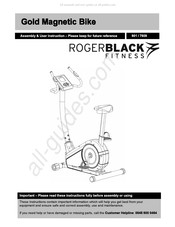 Rogerblack Fitness Gold 901/7609 Assembly & User's Instruction