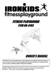Ironkids 8103 Owner's Manual
