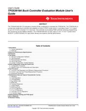 Texas Instruments TPS53819AEVM-123 User Manual