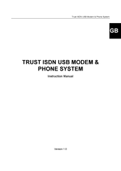 Trust ISDN Instruction Manual