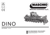 MASCHIO GASPARDO DINO Use And Maintenance / Spare Parts