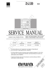 Aiwa Z-L120EZ Service Manual