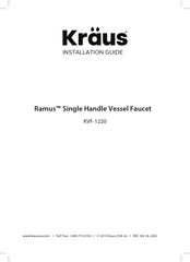 Kraus Ramus KVF-1220 Installation Manual
