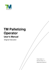Techman Robot TM Palletizing Operator User Manual
