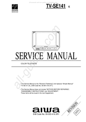 Aiwa TV-SE141 K Service Manual