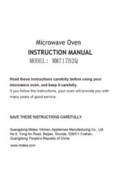 Midea MM717B2Q Instruction Manual