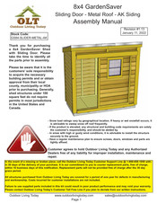 OLT 8x4 GardenSaver Assembly Manual