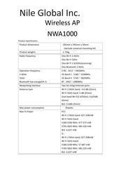 Nile NWA1000 Manual