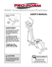 Pro-Form PFEL29220 User Manual