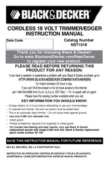 Black & Decker NST1018 Instruction Manual