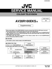 JVC AV28R100EKS Service Manual