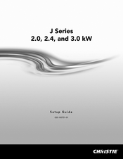Christie Roadster S+22K-J Setup Manual