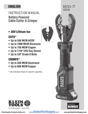 Klein Tools BAT207T4 Instruction Manual