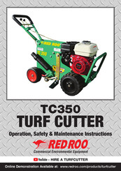 red roo TC350 Operation, Safety & Maintenance Instructions