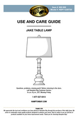 Hapton Bay JAKE Use And Care Manual