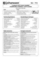 Johansson 7712 Instruction Manual