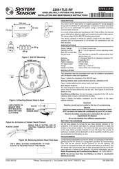 System Sensor 22051TLE-RF Installation And Maintenance Instructions Manual