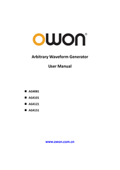 Owon AG4101 User Manual