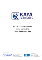 Kaya Instruments Komodo CoaXPress Manual