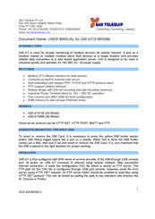 San Telequip GW IoTG8M User Manual