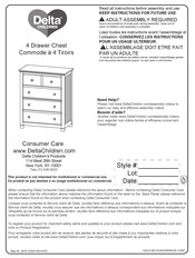Delta Children Chalet 4 Drawer Chest Manual