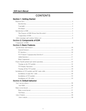 GIT EDR G1ZGDDM001 User Manual