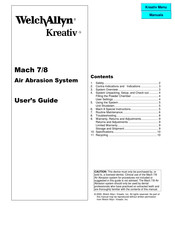 Welch Allyn Kreativ User Manual