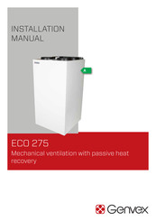 Genvex ECO 275 Installation Manual