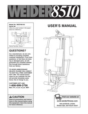 Weider WESY85103 User Manual