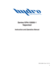 Hydro Instruments VPH-10000-1 Series Instruction And Operation Manual