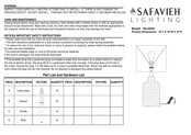 Safavieh TBL4095A Quick Manual