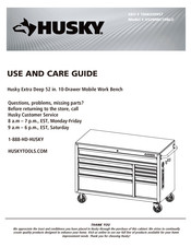 Husky H52MWC10BLU Use And Care Manual