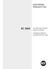RCF RC 3005 User Manual