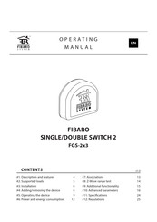 FIBARO Switch 2 FGS-2 3 Series Operating Manual