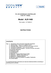 digitalview 41710002X-3 Instructions Manual