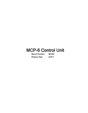 Valco Cincinnati MCP-6 Manual