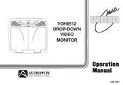 Audiovox VOH8512 Operation Manual