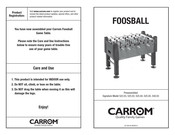 Carrom Foosball 525.03 Manual