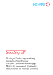 Hoppe SecuSignal Installation & User Manual