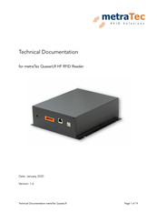metraTec QuasarLR Technical Documentation Manual