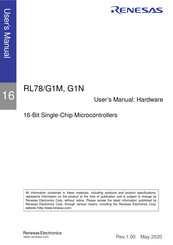 Renesas RL78/G1M User Manual