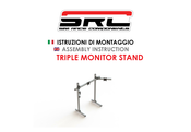 SRC TRIPLE MONITOR STAND Assembly Instructions Manual