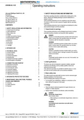 ebm-papst A3G300-AL11-03 Operating Instructions Manual