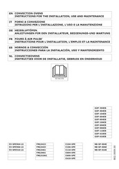 ChefLine NB-SP-010E Instructions For The Installation, Use And Maintenance